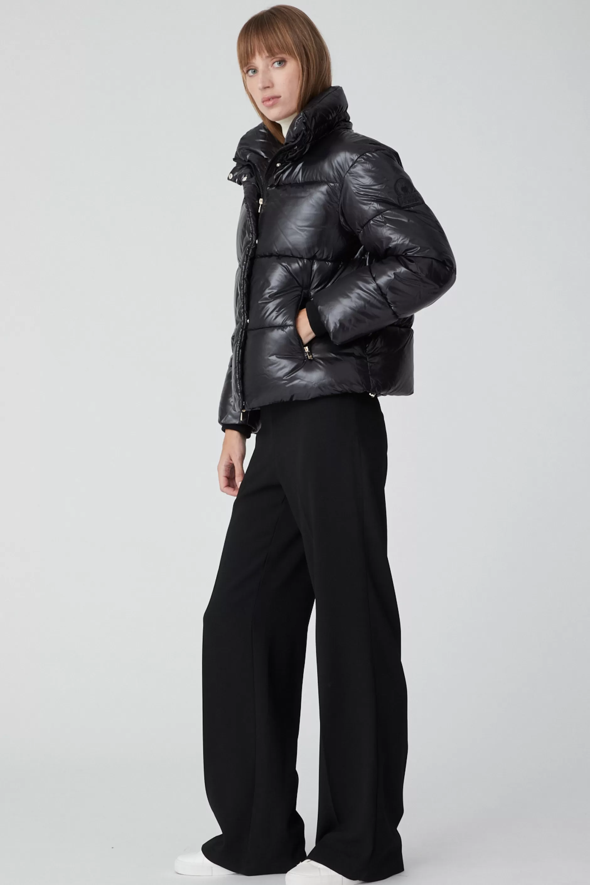 Shira-Piumino Nero Full-Zip Lab00>Ciesse Piumini New